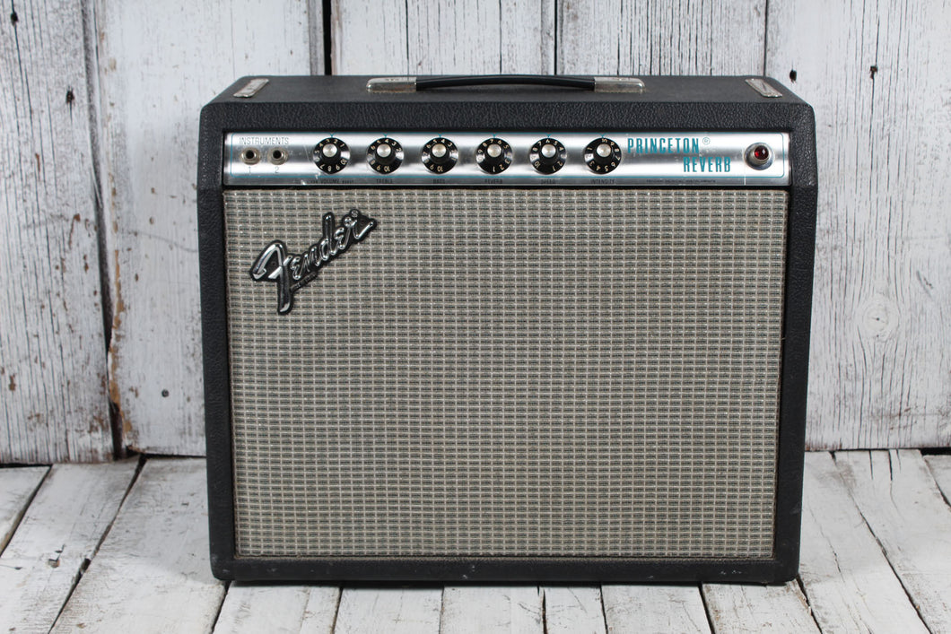 Fender Vintage 70s Princeton Reverb Electric Guitar Amplifier with Footswitch