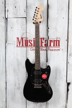 Squier Sonic Mustang HH Solid Body Electric Guitar Black Finish