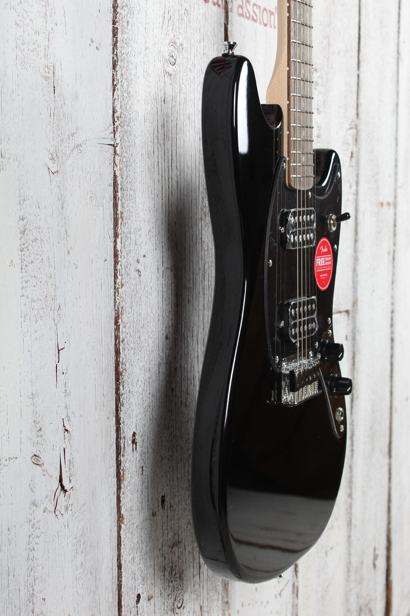 Squier Sonic Mustang HH Solid Body Electric Guitar Black Finish