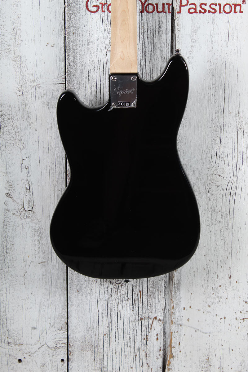 Squier Sonic Mustang HH Solid Body Electric Guitar Black Finish