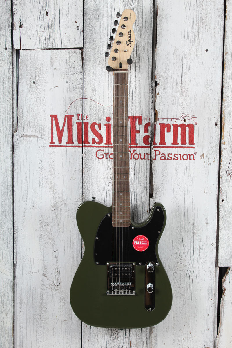 Squier Sonic Esquire H Solid Body Electric Guitar Olive Finish Secondary image