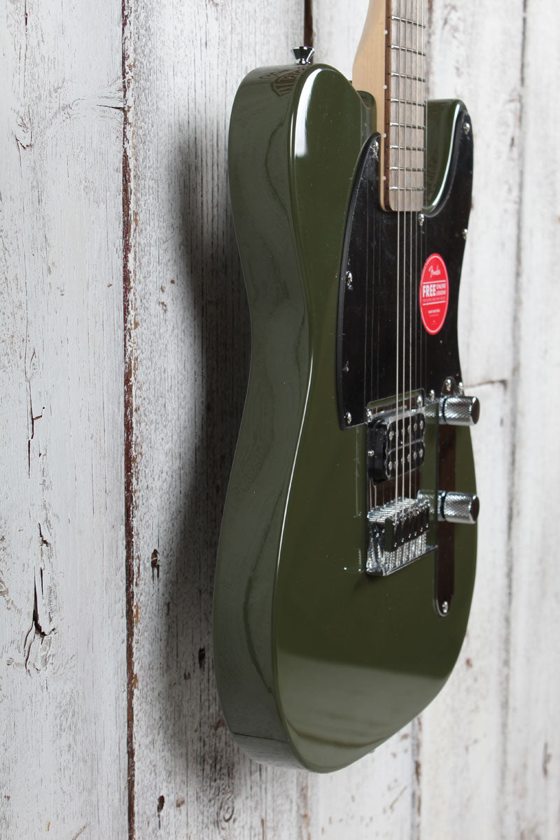 Squier Sonic Esquire H Solid Body Electric Guitar Olive Finish