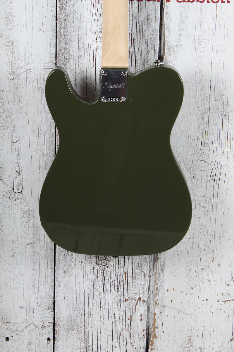 Squier Sonic Esquire H Solid Body Electric Guitar Olive Finish