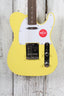 Squier Sonic Telecaster Solid Body Electric Guitar Canary Yellow Finish
