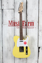 Squier Sonic Telecaster Solid Body Electric Guitar Canary Yellow Finish