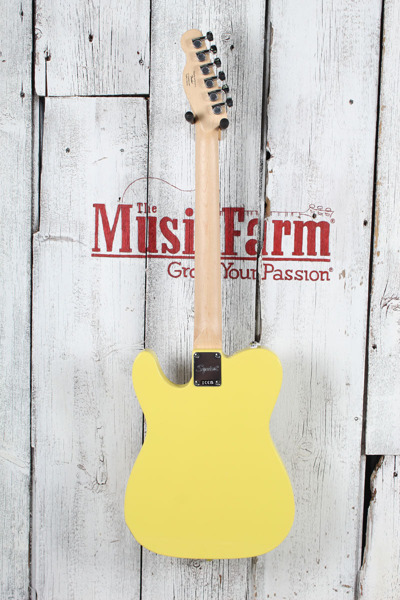 Squier Sonic Telecaster Solid Body Electric Guitar Canary Yellow Finish