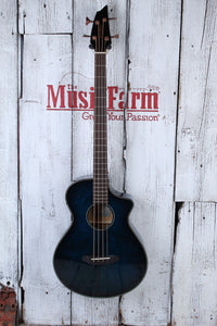 Breedlove Pursuit Exotic S Concert Twilight Bass Acoustic Electric Bass Guitar