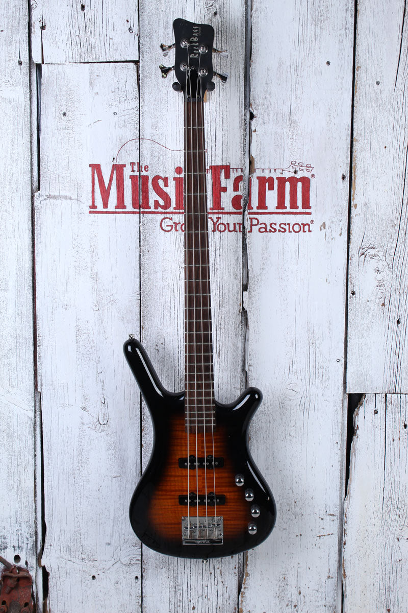 Warwick RockBass 4 String Bass Guitar Almond Sunburst Transparent Secondary image