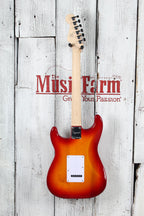 Squier Sonic Stratocaster Solid Body Electric Guitar Sienna Sunburst Finish