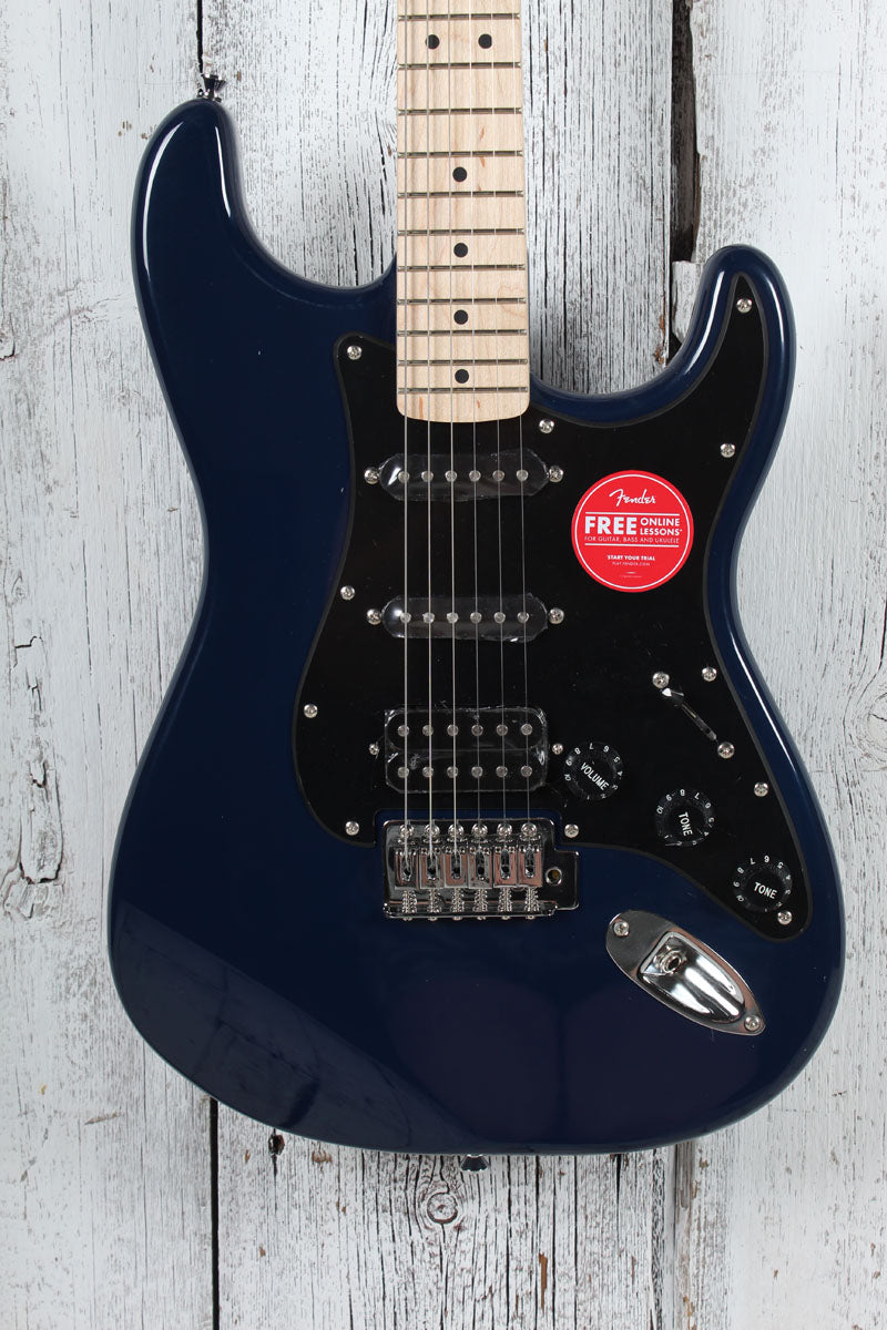 Squier Sonic Stratocaster HSS Solid Body Electric Guitar Midnight Blue Finish Main image