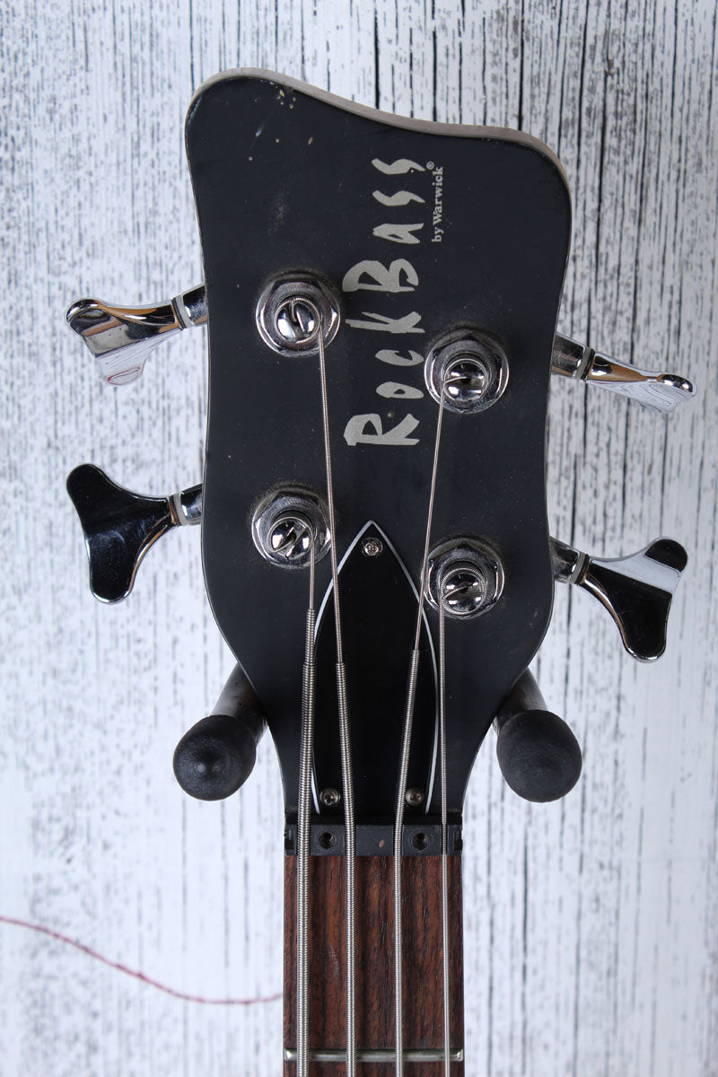 Warwick RockBass 4 String Bass Guitar Almond Sunburst Transparent