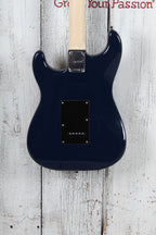 Squier Sonic Stratocaster HSS Solid Body Electric Guitar Midnight Blue Finish