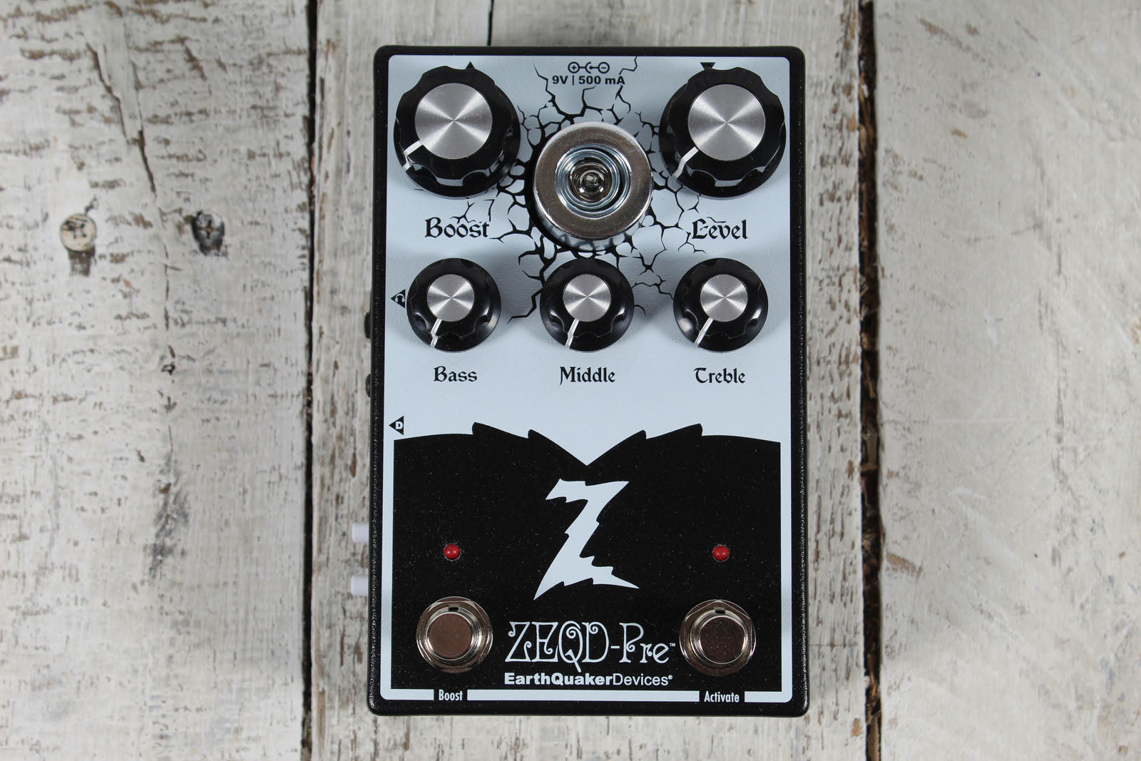 EarthQuaker ZEQD-Pre Preamp Pedal with EF86 Tube Electric Guitar Effects Pedal Main image
