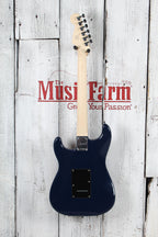 Squier Sonic Stratocaster HSS Solid Body Electric Guitar Midnight Blue Finish