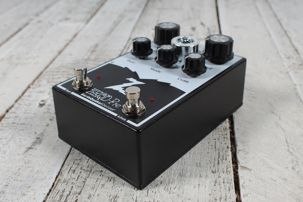 EarthQuaker ZEQD-Pre Preamp Pedal with EF86 Tube Electric Guitar Effects Pedal