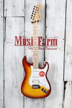 Load image into Gallery viewer, Fender Squier Affinity Series Stratocaster FMT HSS Electric Guitar Sienna Sunburst