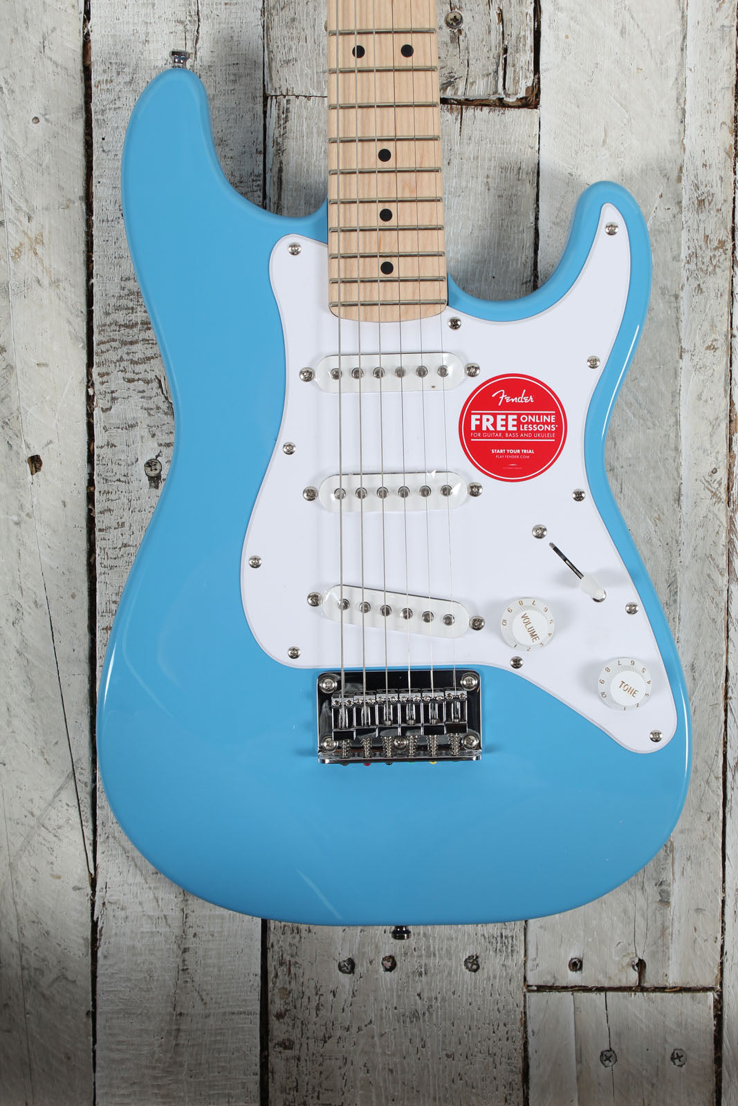 Squier Mini Stratocaster Solid Body Electric Guitar California Blue Finish Main image