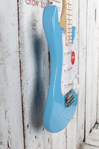 Squier Mini Stratocaster Solid Body Electric Guitar California Blue Finish