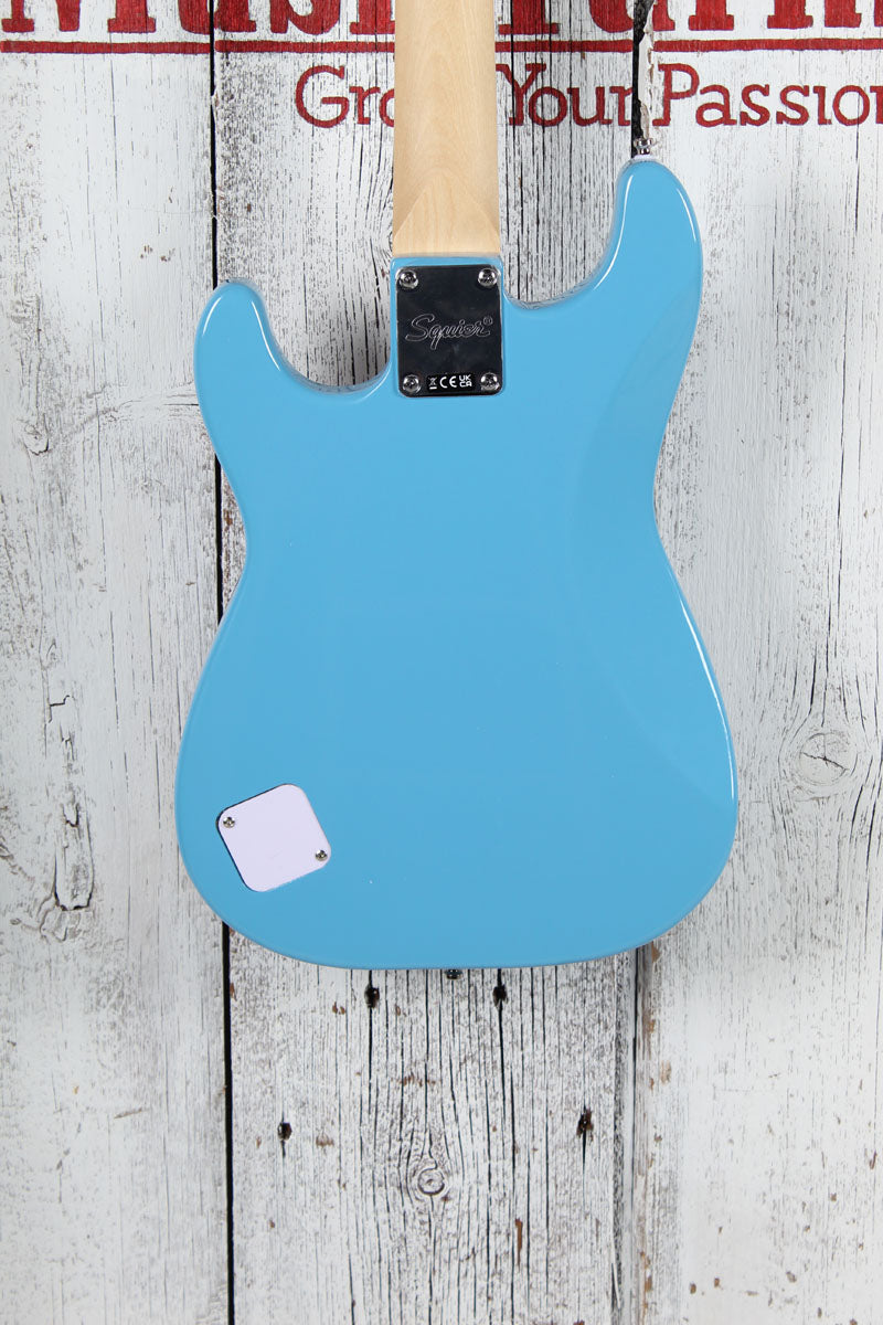 Squier Mini Stratocaster Solid Body Electric Guitar California Blue Finish