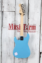 Squier Mini Stratocaster Solid Body Electric Guitar California Blue Finish