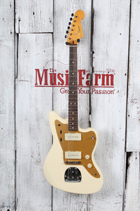 Fender Squier J Mascis Signature Jazzmaster Electric Guitar Vintage White Finish