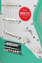 Squier Mini Stratocaster Solid Body Electric Guitar Sea Foam Green Finish