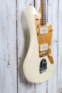 Fender Squier J Mascis Signature Jazzmaster Electric Guitar Vintage White Finish