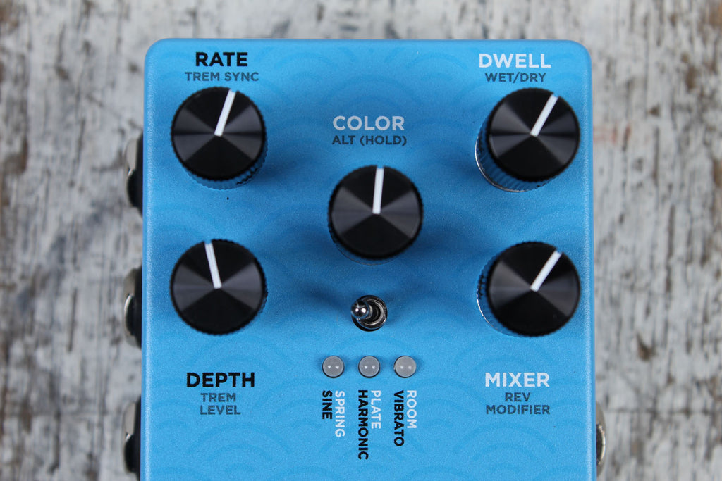 Keeley Hydra Stereo Reverb and Tremolo Pedal Electric Guitar Effects Pedal