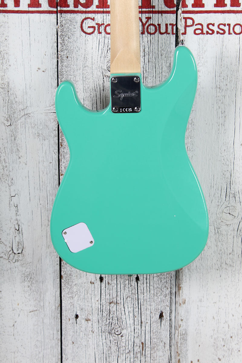 Squier Mini Stratocaster Solid Body Electric Guitar Sea Foam Green Finish