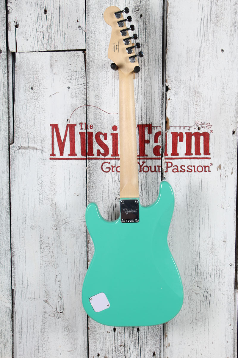 Squier Mini Stratocaster Solid Body Electric Guitar Sea Foam Green Finish
