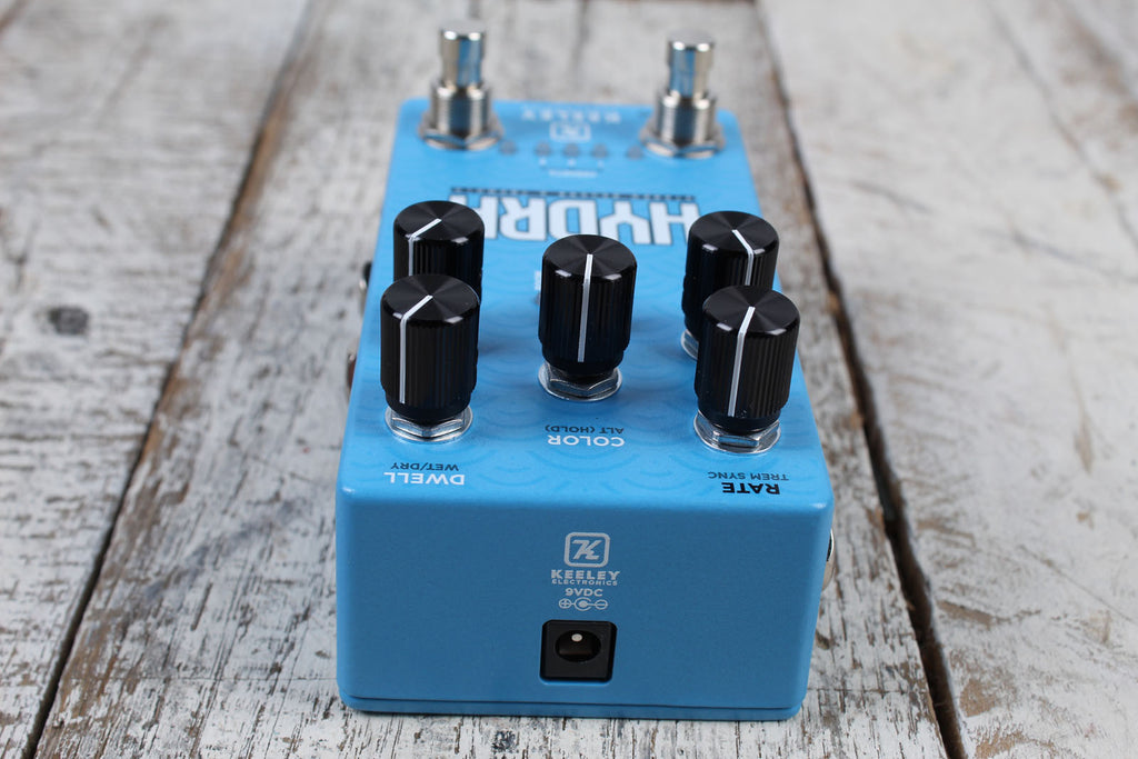 Keeley Hydra Stereo Reverb and Tremolo Pedal Electric Guitar Effects Pedal