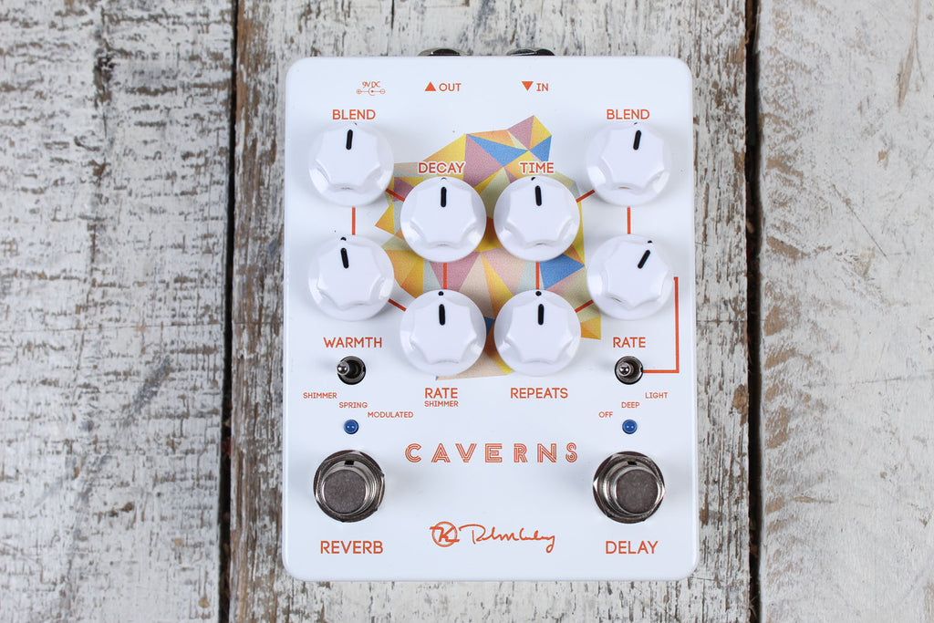 Keeley Caverns Delay / Reverb V2 Electric Guitar Delay and Reverb Effects Pedal