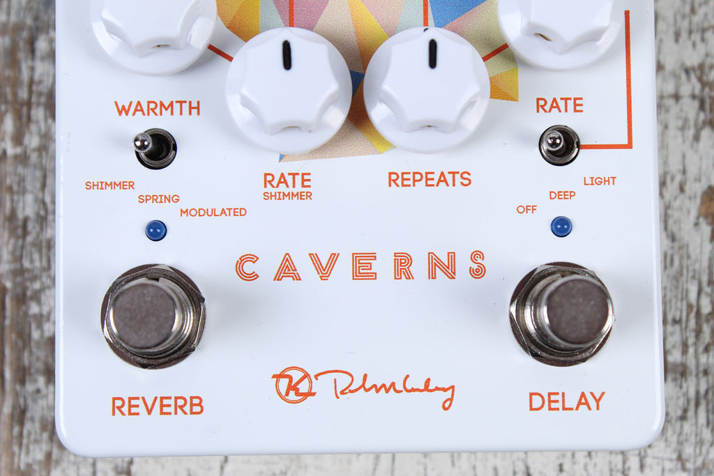 Keeley Caverns Delay / Reverb V2 Electric Guitar Delay and Reverb Effects Pedal