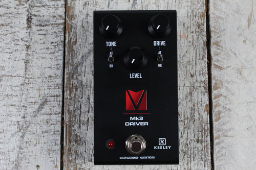 Keeley Mk3 Driver Andy Timmons Full Range Overdrive Guitar Effects Pedal