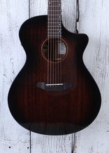 Load image into Gallery viewer, Breedlove Wildwood Pro Concerto Suede CE Acoustic Electric Guitar with Gig Bag