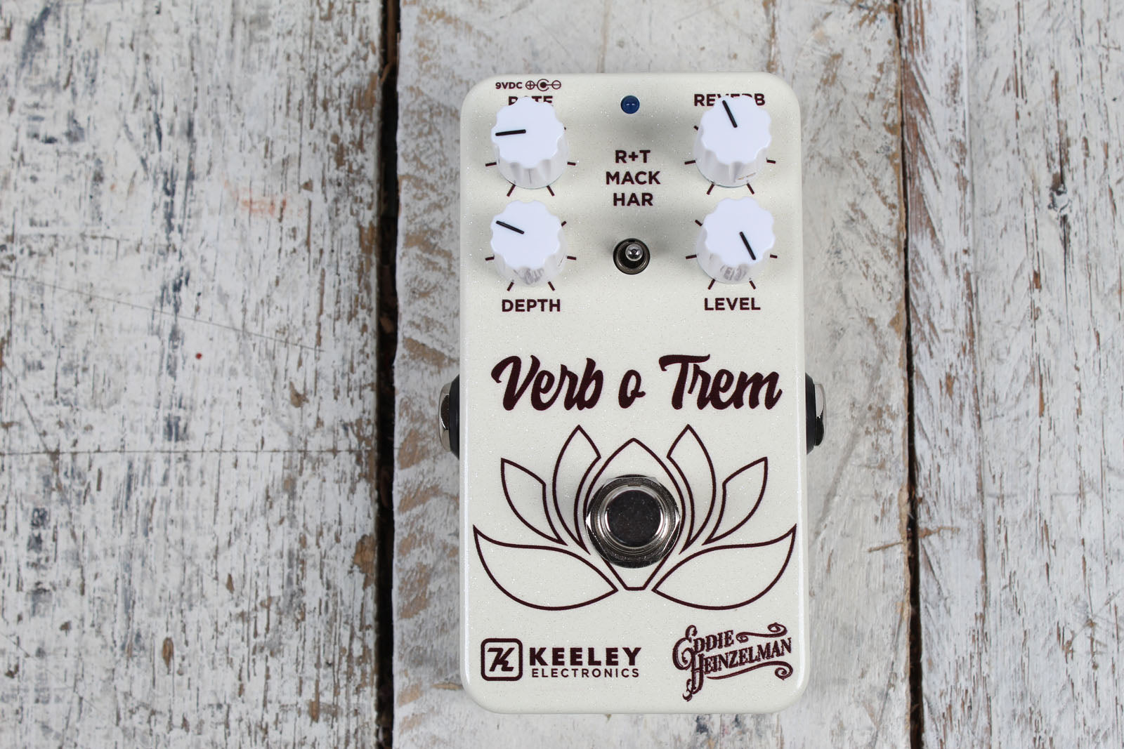 Keeley Verb o Trem Eddie Heinzelman Reverb / Tremolo Pedal Guitar Effects Pedal
