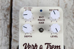 Keeley Verb o Trem Eddie Heinzelman Reverb / Tremolo Pedal Guitar Effects Pedal