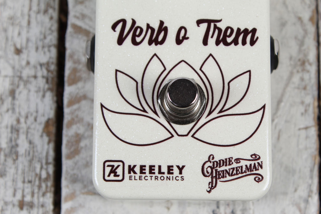 Keeley Verb o Trem Eddie Heinzelman Reverb / Tremolo Pedal Guitar Effects Pedal