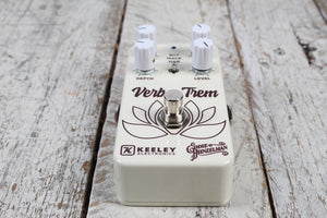 Keeley Verb o Trem Eddie Heinzelman Reverb / Tremolo Pedal Guitar Effects Pedal