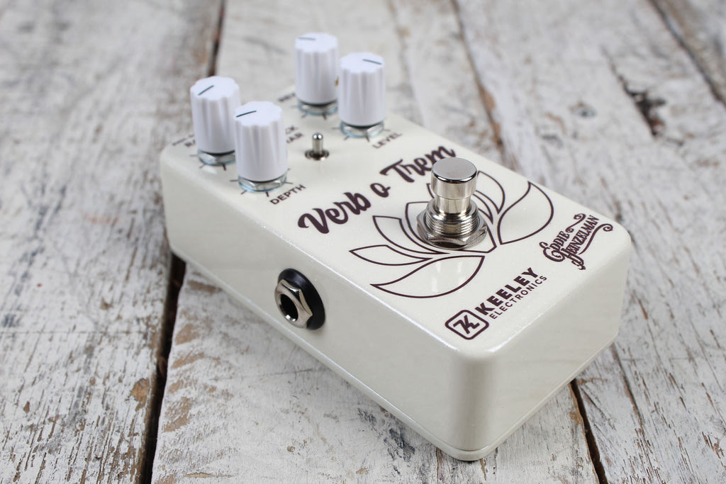 Keeley Verb o Trem Eddie Heinzelman Reverb / Tremolo Pedal Guitar Effects Pedal