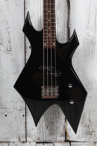 BC Rich Warlock Bass 4 String Bass Electric Guitar with Hardshell Case