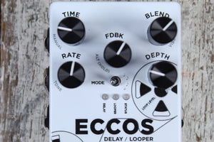 Keeley ECCOS Delay / Looper Pedal Electric Guitar Delay and Loop Effects Pedal