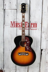 Epiphone J-200 Super Jumbo Acoustic Electric Guitar Aged Vintage Sunburst Gloss