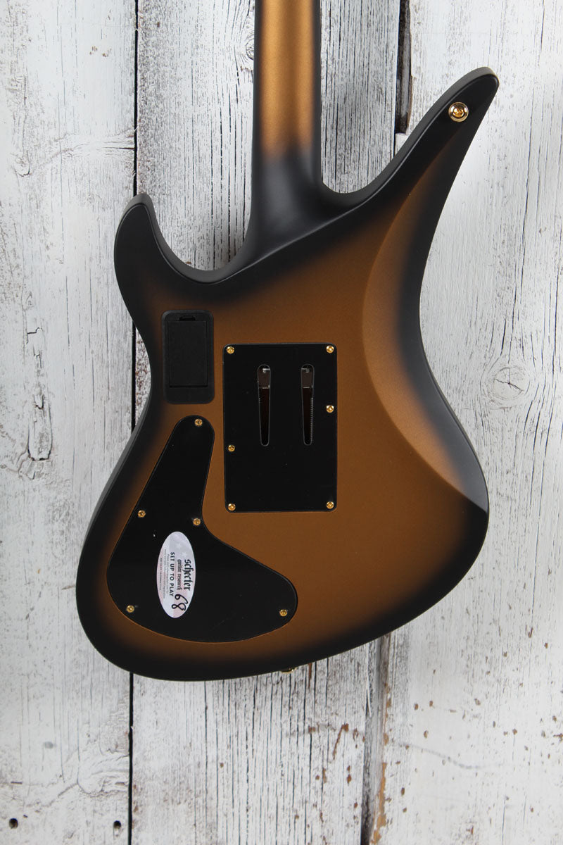 Schecter Synyster Gates Custom-S Electric Guitar Satin Gold Burst Finish