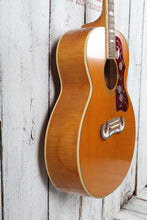 Load image into Gallery viewer, Epiphone J-200 Super Jumbo Acoustic Electric Guitar Aged Antique Natural Gloss