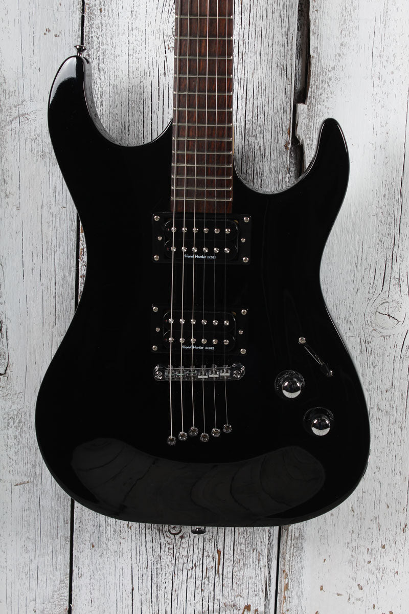 Washburn AX3 Pro Solid Body Electric Guitar Black Finish