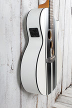 Schecter DJ Ashba Acoustic Electric Guitar Solid Spruce Top Satin White Finish