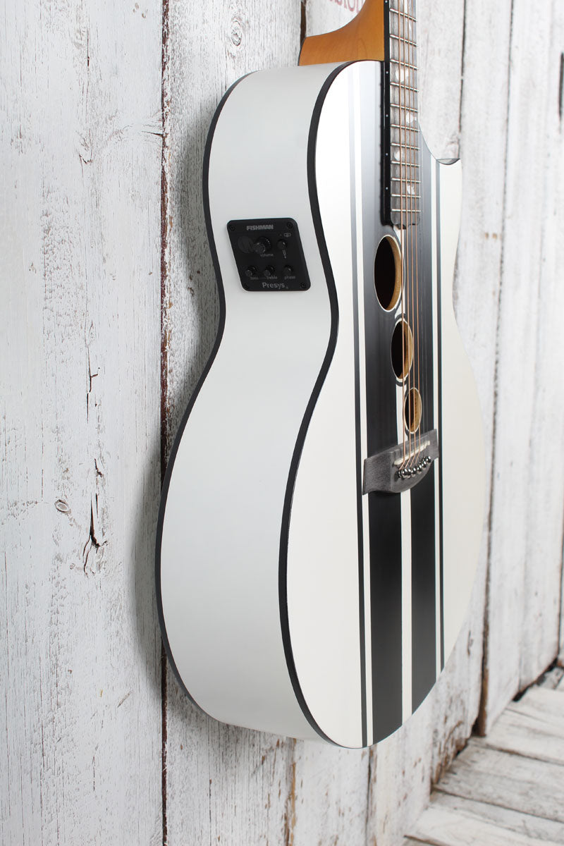 Schecter DJ Ashba Acoustic Electric Guitar Solid Spruce Top Satin White Finish