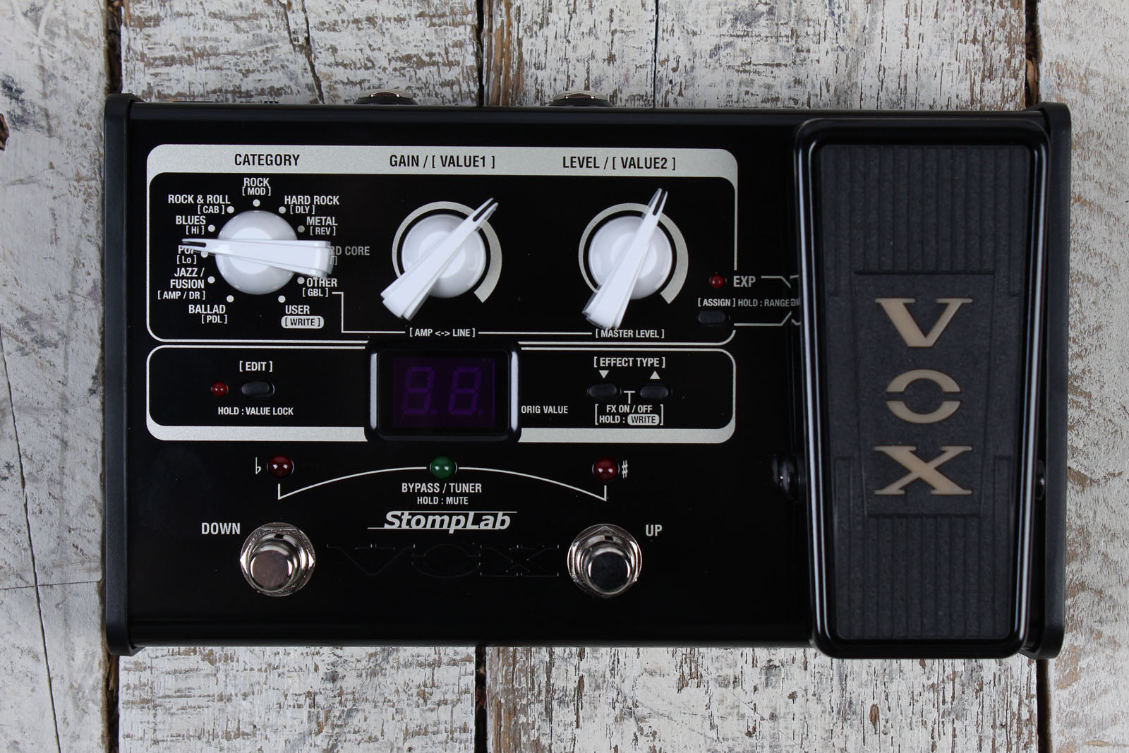 Vox StompLab IIG Modeling Effects Pedal Guitar Effects Pedal with Mode ...