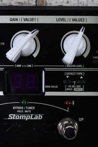 Vox StompLab IIG Modeling Effects Pedal Guitar Effects Pedal with Modeled Amps and Effects